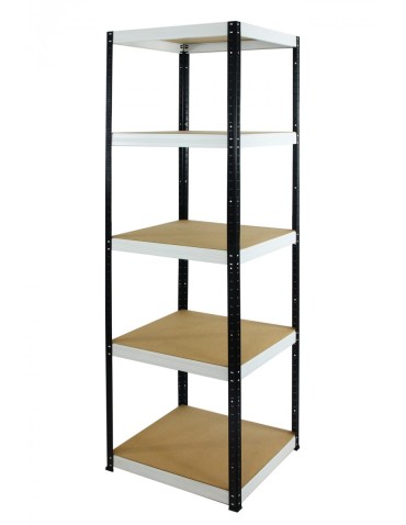 Helios Color Kwadrat - Regał metalowy Helios Color 196x60x60_5 - 175kg / na półkę, kolor: niebiesko-biały - product 6