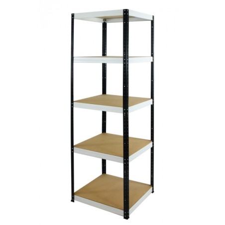 Regał metalowy Helios Color 196x60x60_5 - 175kg / na półkę, kolor: niebiesko-biały