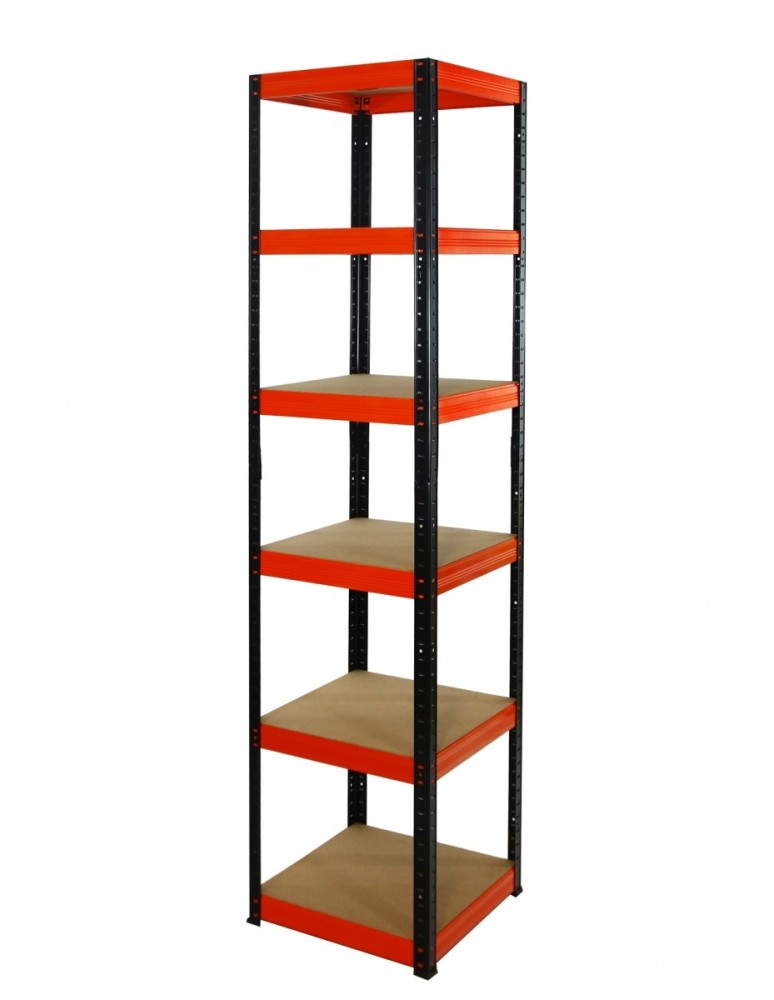 Helios Color Kwadrat - Regał metalowy Helios Color 196x45x45_6 - 175kg / na półkę, kolor: niebiesko-biały - product MODO24.PL 5