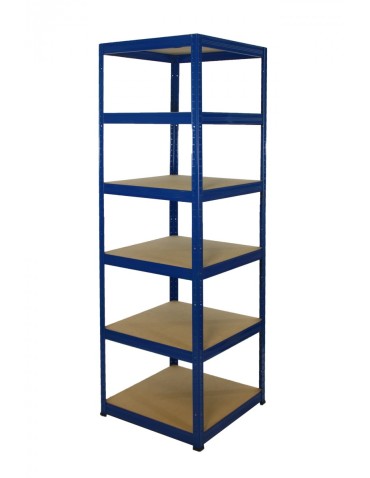 Helios Color Kwadrat - Regał metalowy Helios Color 196x60x60_6 - 175kg / na półkę, kolor: niebiesko-biały - product 5