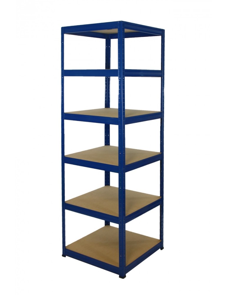 Helios Color Kwadrat - Regał metalowy Helios Color 196x60x60_6 - 175kg / na półkę, kolor: niebiesko-biały - product MODO24.PL 5