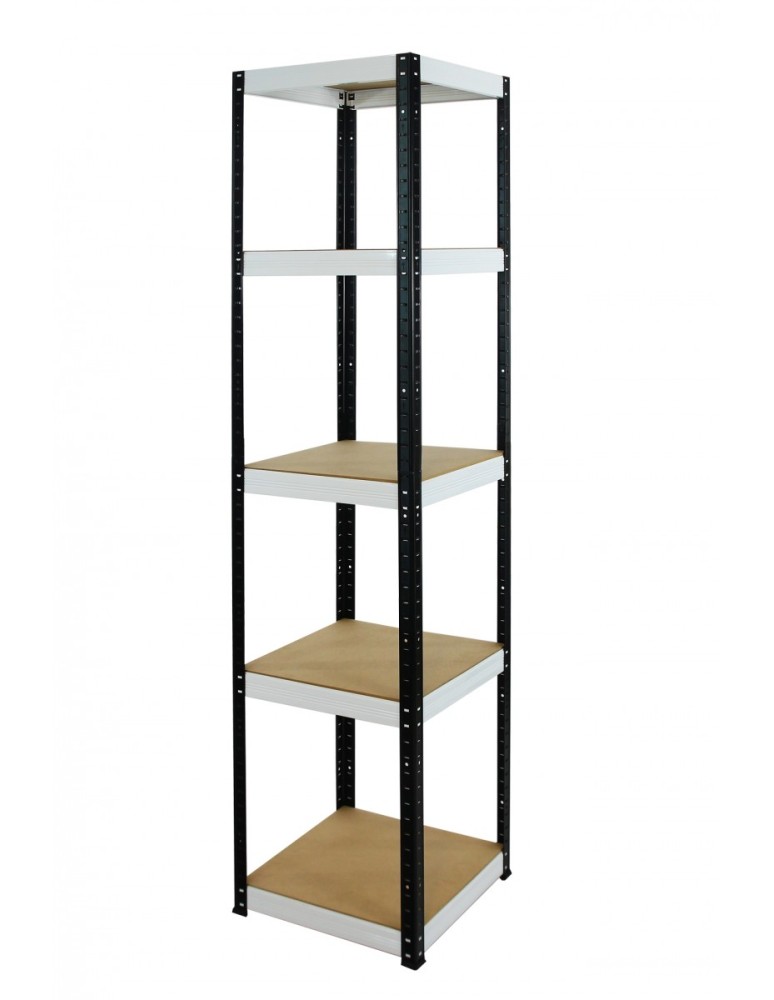 Helios Color Kwadrat - Regał metalowy Helios Color 213x45x45_5 - 175kg / na półkę, kolor: niebiesko-biały - product MODO24.PL 6