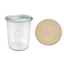 Słoiki WECK / drewniane wieko słoik 160ml MOLD