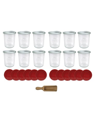 Słoiki WECK x12 / silikonowe wieko, miarka słoik 160ml MOLD - produkt 2