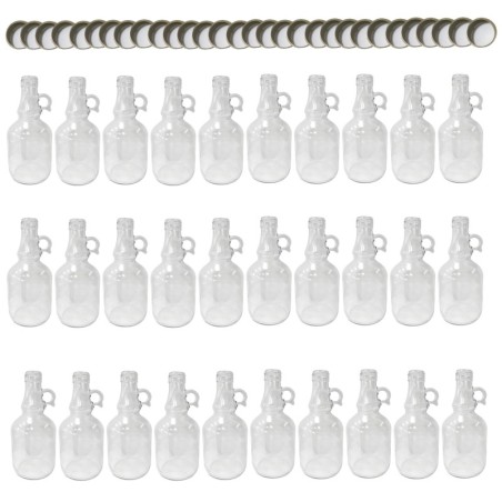 Butelki 500 ml galon z uchwytem soki na olej oliwę fi31 30szt NAKRĘTKI