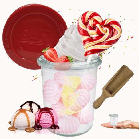 Słoiki WECK / silikonowe wieko, miarka słoik 160ml MOLD