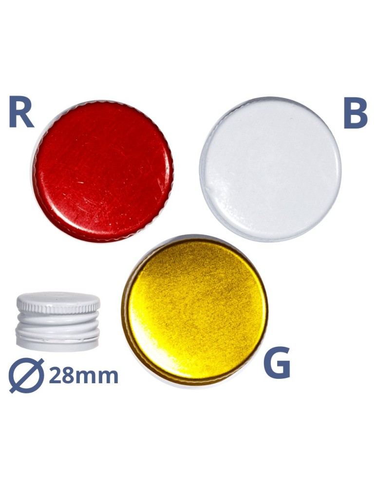 Słoiki i butelki - Pokrywki dekielki zakrętki nakrętki wieczka wieka 28mm 60 szt WZÓR G PZH - product MODO24.PL 3