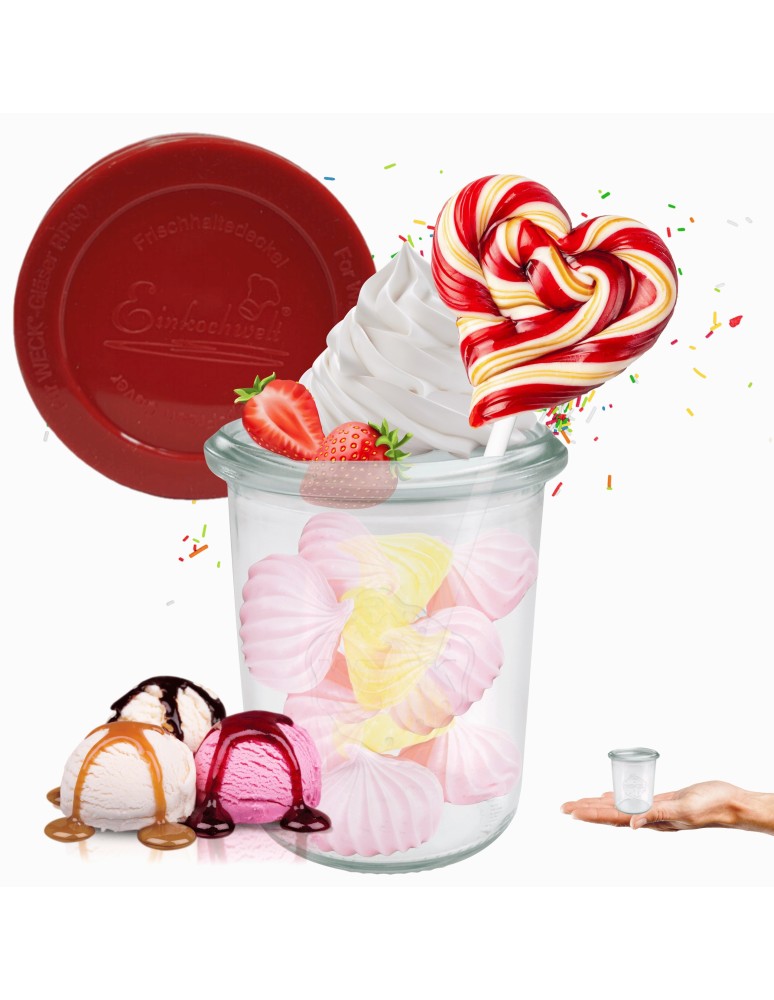 Słoiki i butelki - Słoiki WECK / silikonowe wieko słoik 160ml MOLD - produkt MODO24.PL 39