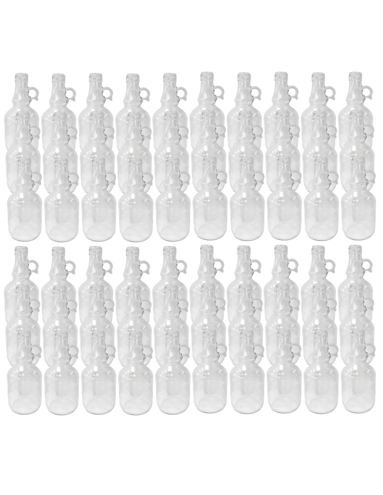 Szklane butelki na alkohol - galoniki - Butelki 500 ml galon z uchwytem soki na olej oliwę fi31 60szt BEZ NAKRETEK - product MODO24.PL 2