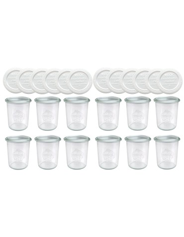 Słoiki WECK x12 / plastikowe wieko słoik 160ml MOLD - produkt 2