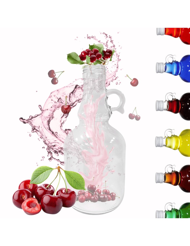 Szklane butelki na alkohol - galoniki - Butelka 500 ml galon z uchwytem soki sok na olej fi31 1szt BEZ NAKRETKI - produkt MODO24.PL 1