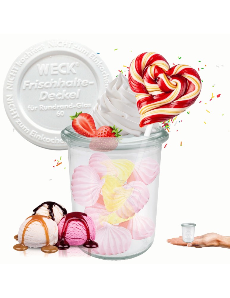 Słoiki i butelki - Słoiki WECK / plastikowe wieko słoik 160ml MOLD - produkt MODO24.PL 39