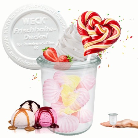 Słoiki WECK / plastikowe wieko słoik 160ml MOLD