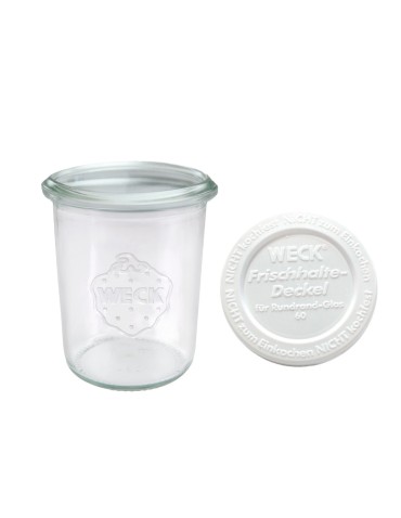 Słoiki i butelki - Słoiki WECK / plastikowe wieko słoik 160ml MOLD - produkt 40