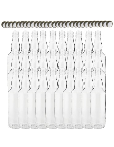 Butelki 500 ml na sok nalewkę syrop tradycyjne fi28 30szt NAKRĘTKI - produkt 2