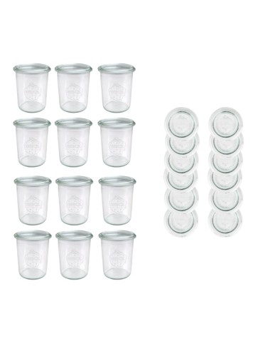 Słoiki WECK x12 / szklane wieko słoik 160ml MOLD - produkt 2
