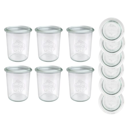 Słoiki WECK x6 / szklane wieko słoik 160ml MOLD