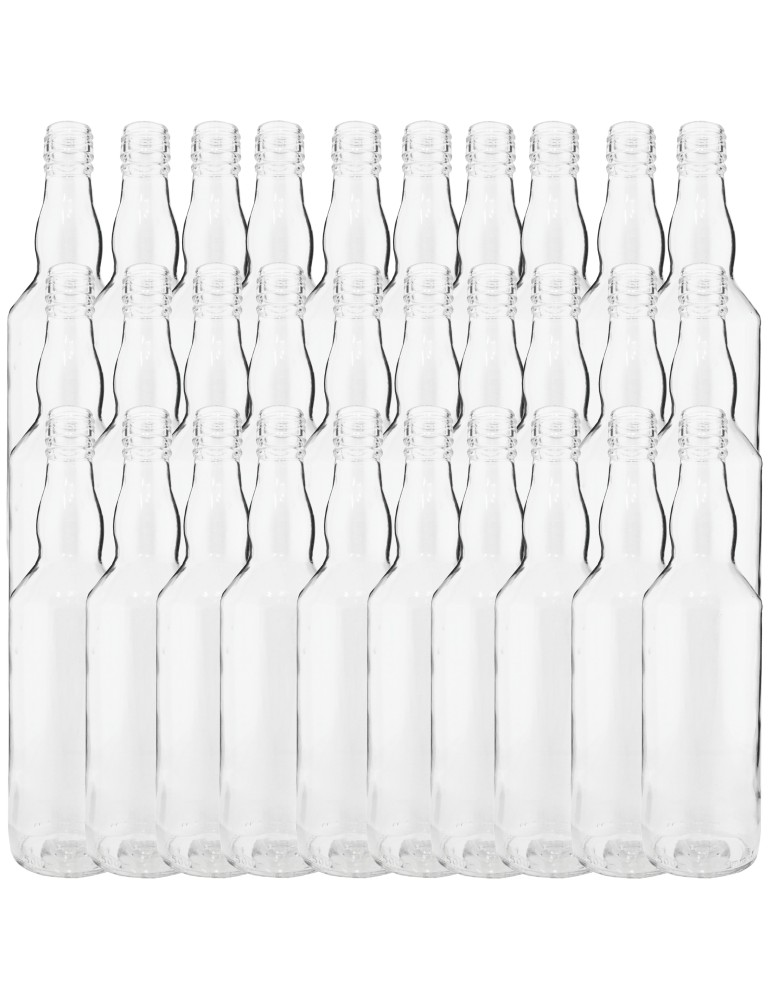 Szklane butelki na alkohol - galoniki - Butelki 500 ml na sok nalewkę syrop tradycyjne fi28 30szt BEZ NAKRETEK - product MODO24.PL 2