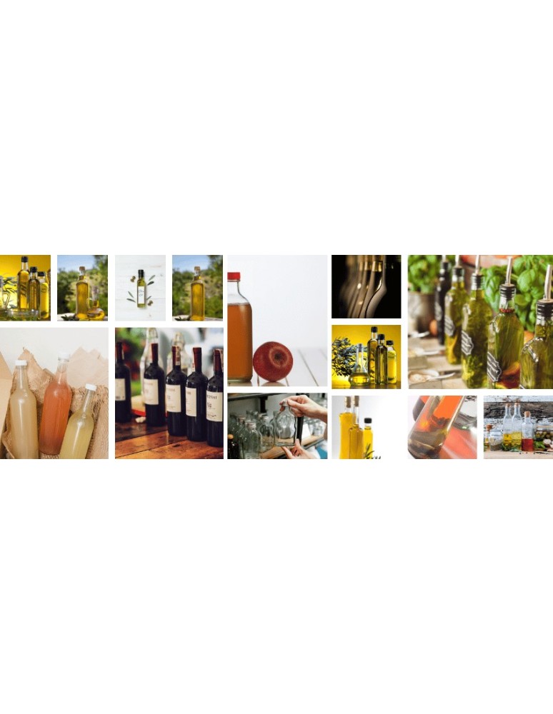 Szklane butelki na alkohol - galoniki - Butelki 500 ml na sok nalewkę syrop tradycyjne fi28 10szt BEZ NAKRETEK - product MODO24.PL 8