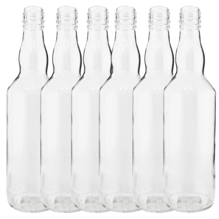 Butelki 500 ml na sok nalewkę syrop tradycyjne fi28 6szt BEZ NAKRETEK