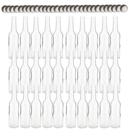 Butelki 330 ml na sok nalewkę syrop tradycyjne fi28 30szt NAKRĘTKI