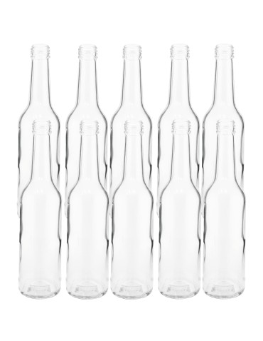 Butelki 330 ml na sok nalewkę syrop tradycyjne fi28 10szt BEZ NAKRETEK - produkt 2