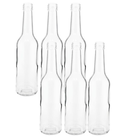 Butelki 330 ml na sok nalewkę syrop tradycyjne fi28 6szt BEZ NAKRETEK