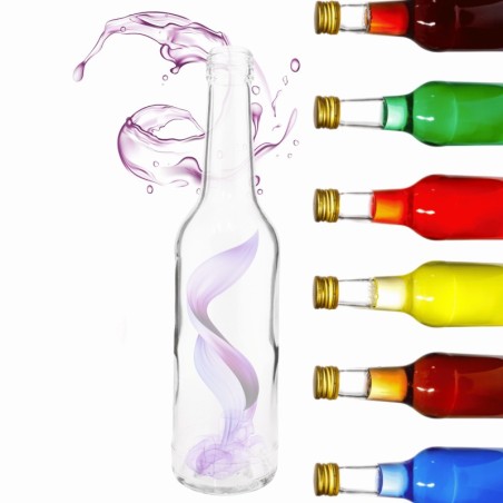 Butelka 330 ml na sok nalewkę nalewki syrop syropy fi28 1szt BEZ NAKRETKI