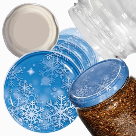 Zakrętki do słoików dekielki pokrywki nakrętki wieczka 82mm 6szt WZÓR S PZH