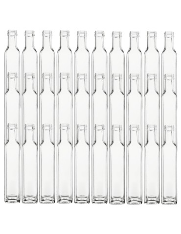 Butelki 250ml maraski kwadratowe soki na olej oliwę fi31 30szt BEZ NAKRETEK - produkt 2