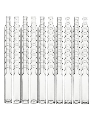 Butelki 250 ml maraski kwadratowe soki na oliwę fi31 100szt BEZ NAKRETEK - produkt 2