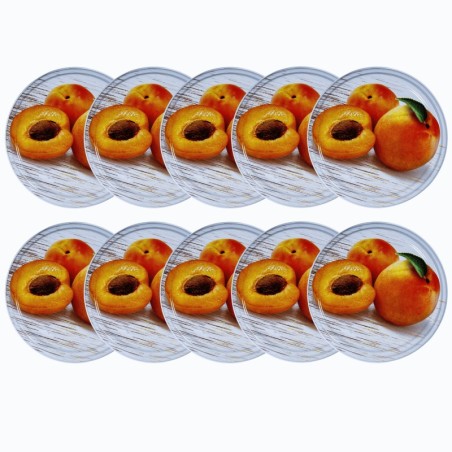 Zakrętki do słoików dekielki pokrywki nakrętki wieczka 82mm 10 szt WZÓR N