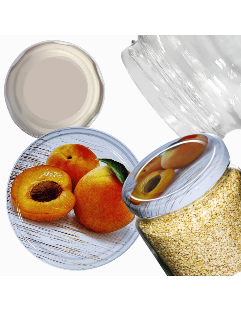 Słoiki i butelki - Zakrętka do słoika dekiel pokrywka nakrętka wieczko wieko 82mm 1 szt WZÓR N - produkt MODO24.PL 1