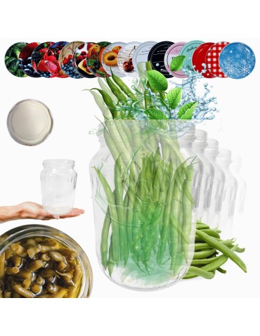 Słoiki 720ml 0,7l soki ogórki papryka fasolka kompot 60kpl zakrętki 82mm