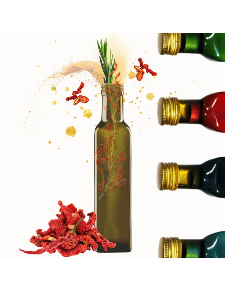 Szklane butelki na alkohol - galoniki - Butelka 250 ml maraska kwadratowa zielona oliwa fi31 1szt BEZ NAKRETKI - produkt MODO24.PL 1