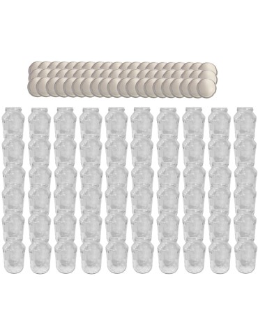 Słoiki - Słoiki 1500ml 1,5l ogórki małosolne soki grzyby nalewki 60kpl zakrętki 82mm - product 2