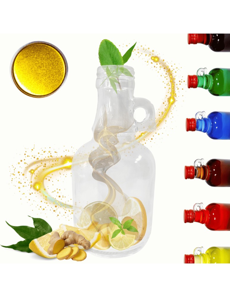 Szklane butelki na alkohol - galoniki - Butelka 250 ml galon z uchwytem soki na olej oliwę fi31 1szt NAKRĘTKA - produkt MODO24.PL 1