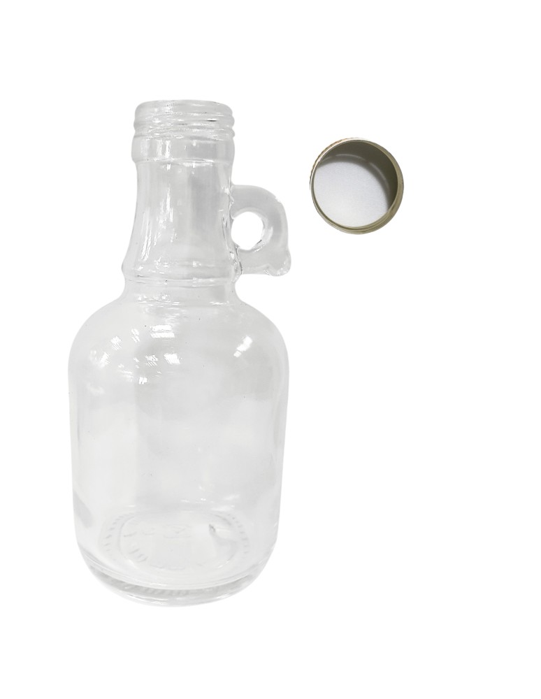 Szklane butelki na alkohol - galoniki - Butelka 250 ml galon z uchwytem soki na olej oliwę fi31 1szt NAKRĘTKA - product MODO24.PL 2