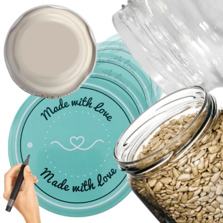 Zakrętki do słoików dekielki pokrywki nakrętki wieczka 82mm 6szt WZÓR J PZH