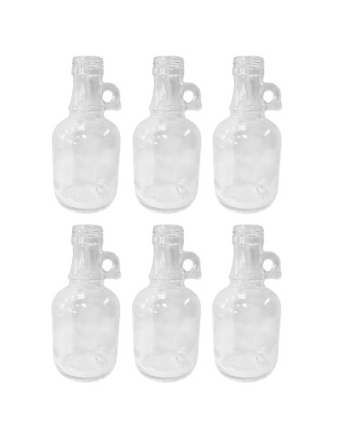 Butelki 250 ml galon z uchwytem soki na olej oliwę fi31 6szt BEZ NAKRETEK - produkt 2