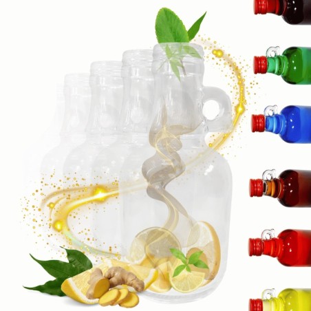 Butelki 250 ml galon z uchwytem soki na olej oliwę fi31 100szt BEZ NAKRETEK