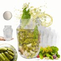 Słoiki 1500ml 1,5l na ogórki małosolne soki nalewki kompoty 6szt. 82mm PZH