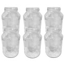 Słoiki 1500ml 1,5l na ogórki małosolne soki nalewki kompoty 6szt. 82mm PZH