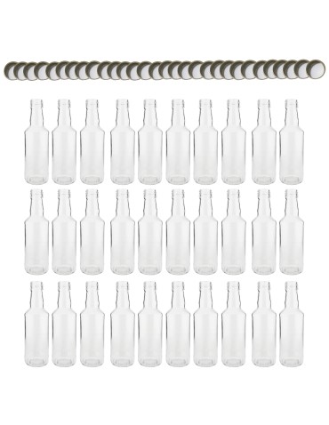 Butelki 200 ml na sok nalewkę syrop tradycyjne fi28 30szt NAKRĘTKI - produkt 2