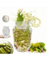 Słoik 1500ml 1,5l na ogórki małosolne soki nalewki kompot 1szt. 82mm PZH