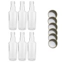 Butelki 200 ml na sok nalewkę syrop tradycyjne fi28 6szt NAKRĘTKI
