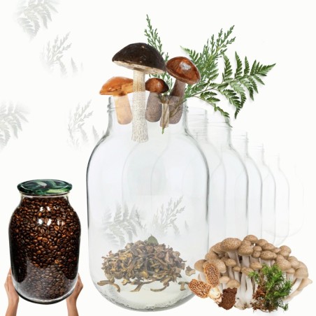 Słoiki 4000ml 4l na ogórki soki cukinia suszone grzyby nalewki 6szt. 100mm