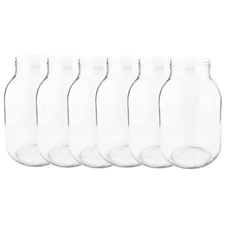Słoiki 4000ml 4l na ogórki soki cukinia suszone grzyby nalewki 6szt. 100mm