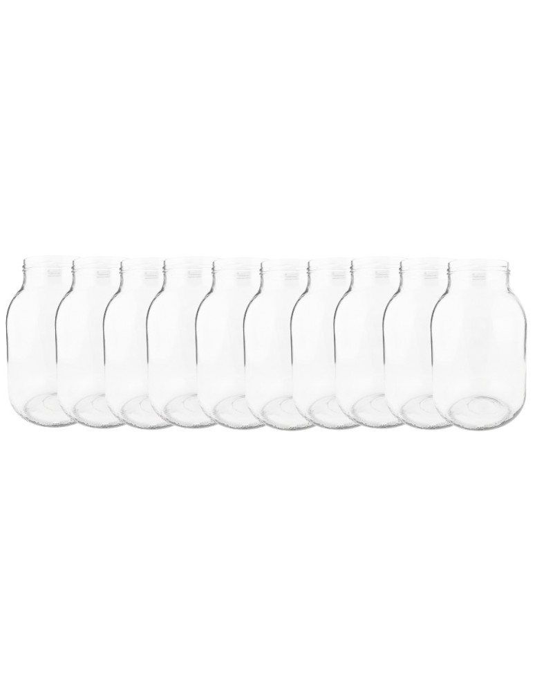 Słoiki - Słoiki 3000ml 3l na ogórki soki suszone grzyby nalewki 10sztuk 100mm PZH - product MODO24.PL 2
