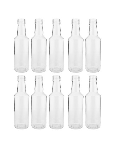 Butelki 200 ml na sok nalewkę syrop tradycyjne fi28 10szt BEZ NAKRETEK - produkt 2